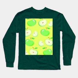 Apple Pattern Long Sleeve T-Shirt